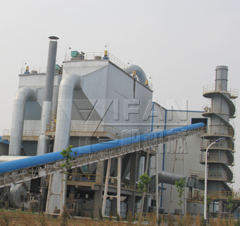 烘干錘式破碎機工作現(xiàn)場